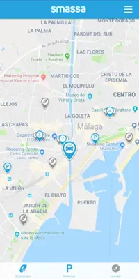 Aparcamientos Málaga SMASSA android App screenshot 2